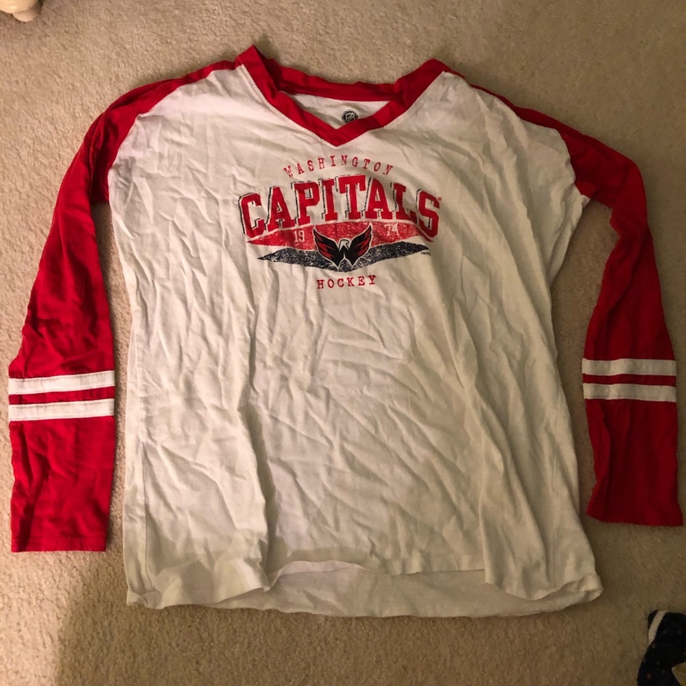 Washington capitals long sleeve shirt